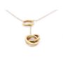 Tiffany & Co 18 Karat Yellow Gold 1837 Interlocking Circles Lariat Necklace 