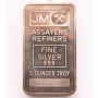 5 oz JM Johnson Matthey 5 Troy Ounces Fine Silver 999 Bar Serial 008843
