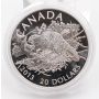 2013 Canada $20 The Beaver Fine Silver Coin