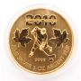 2010 Canada Gold Plated $5 Olympic Hockey Commemorative 1oz Fine Silver