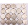 20X Morgan silver dollars 1878 to 1896 different dates & mint marks VF+ to EF+