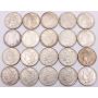 20X Morgan silver dollars 4X1881O 6X84O 4X86 3X88 3X90 20-coins EF to AU