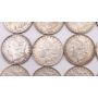 20X Morgan silver dollars 4X1881O 6X84O 4X86 3X88 3X90 20-coins EF to AU
