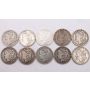 10X Morgan silver dollars 1879 80o 87 91o 97s 2x99o 2x1900o 1921 circs/culls