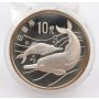 1988 China 10 Yuan Silver proof coin -  BAIJI DOLPHIN