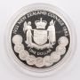 1983 New Zealand $1 silver coin Crowned Arms original case P51a Choice Proof