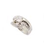 1.11ct Diamond ring set 19K white gold 13.5 grams appraisal $8,800.00  Size-8 