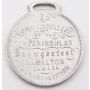 International Saengerfest Hamilton 1891 Aluminum Medallion Fob AU/UNC