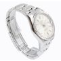 Rolex Date 15210 34mm Stainless Steel Silver Dial Engine Turned Bezel Watch