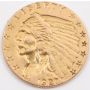 1927 Indian Gold Quarter Eagle $2.50 EF details reverse scratches