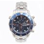 Omega Seamaster 2298.80 Titanium Chronograph 41.5mm Blue Dial & Bezel Mens Watch