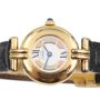 CARTIER Must de Vermeil 925 Gold Plated Quartz Watch Ref 590002