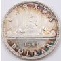1947 Pointed DHP Canada silver dollar VF