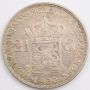 1930 Netherlands 2 1/2 Gulden silver coin VF