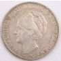 1930 Netherlands 2 1/2 Gulden silver coin VF