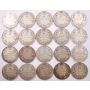 20x 1919 Canada 50 cents 20-coins G/VG