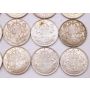 20x Canada 1944 50 cents 20-coins VF to AU