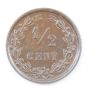 1886 Netherlands 1/2 cent Choice Uncirculated BN