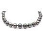 Tahitian Black Pearl necklace 35X 11.15mm-13.40mm pearls 18 inch with appraisal $12,800.