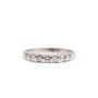 14 Karat White Gold Ladies Diamond Wedding band Ring  Size 7.5
