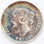 1891 Canada 5 cents silver coin obverse-2  EF/AU