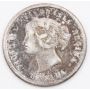 1872H Canada 5 cents silver VF+