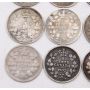 20X 1902 Canada 5 cent silver coins 20-coins Good to Fine condition