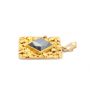 Murdochs Whitehorse Gold nugget/Hematite 10k yg pendant 17x14mm 3.67g