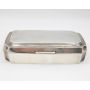 Tiffany & Co Makers Sterling Silver Box Hinged Jewelry Box Antique 