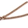 9k gold watch chain 9ct on every link, clasp & T-bar 15 inches  41.8 grams