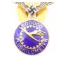 Lufthansa Third Reich 14K gold pins 500,000 kilometers & 1st Atlantic crossing 