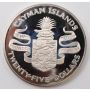1974 Cayman Islands $25 silver coin KM10 Churchill 100 years Choice Proof