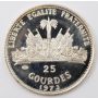 1973 Haiti 25 Gourdes silver coin KM102 Columbus .249 oz silver  Gem Proof