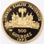 1973 Haiti 500 Gourdes gold coin KM110 .2106 oz gold Choice Gem Proof