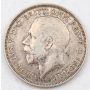 1917 Great Britain Florin sterling silver coin nice VF+