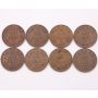 Canada key date cents 8-coins 1922 1923 1924 1925 1926 1927 1930 1931 VF