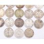 38X 1920 Canada 5 cents silver coins 38- coins VG to F+