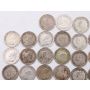 38X 1920 Canada 5 cents silver coins 38- coins VG to F+
