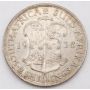 1936 South Africa 2 Shillings silver coin EF