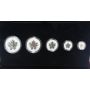 2013 Canada 9999 Pure Silver Fractional set 25th Anniversary Maple Leaf Coins