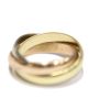 Cartier Trinity 18k Tri-Color Gold 3.5mm Rolling Band Ring 
