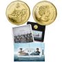 2010 Canada Proof Gold Plated Navy Loonie Coin & Stamp Set