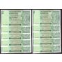 10x 1981 Hong Kong $10 Dollar consecutive notes Chartered Bank 