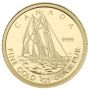 2012 Canada 10-cent 1/25th oz. Fine Gold Coin - Bluenose Coin