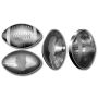 2017 $25 Football Shaped & Curved Coin .9999 Fine Silver 1 oz Proof Canada 