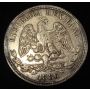 1886 MoM Mexico 50 Centavos Au-50