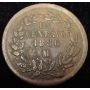 1886 Mo Mexico One Centavo Coin 