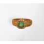 14k Gold 0.65 carat Emerald Diamond Ladies Ring