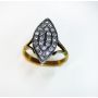 18k Vintage Ladies Gold Diamond Ring