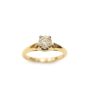 .64 carat diamond solitaire I3 clarity 14k yg ring wg mount 